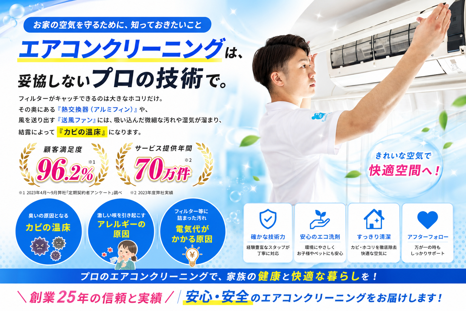 エアコンクリーニング 